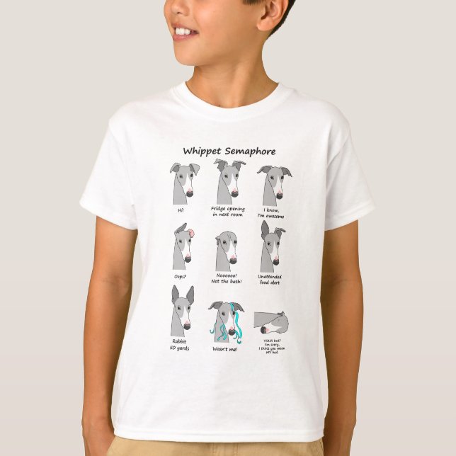 Whippet Semaphore T-Shirt (Front)
