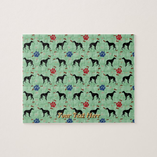 Whippet Shadow Jigsaw Puzzle (Horizontal)