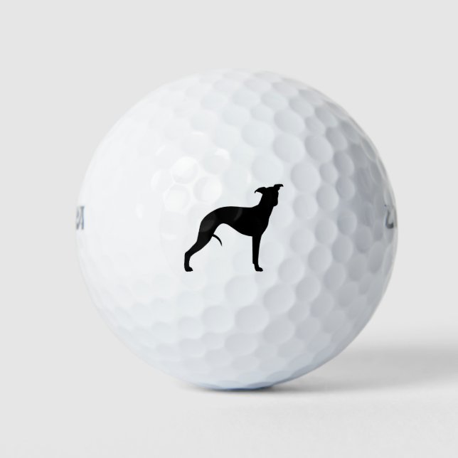 Whippet Silhouette Golf Balls (Front)