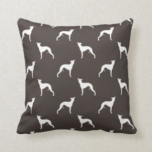 Whippet Silhouettes Pattern Cushion