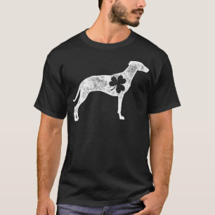 Whippet St Patricks Day Boys Kids Girls Shamrock D T-Shirt