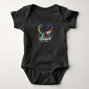 Whippet Tie Dye Rainbow Dog Lover Gift T-Shirt Baby Bodysuit