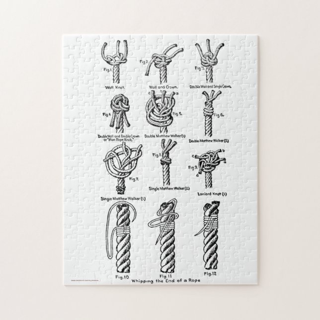 Whipping End Of A Rope Puzzle (Vertical)