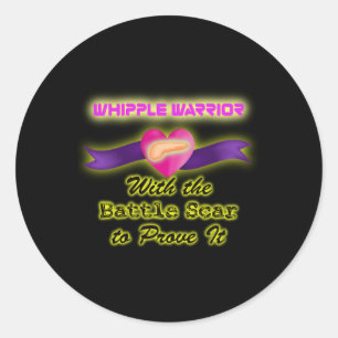 Whipple Warrior Cancer Survivor Pancreatic Classic Round Sticker