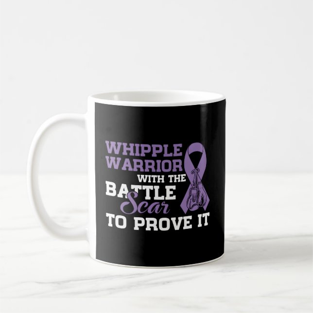 Whipple Warrior Pancreatic Cancer Awareness Coffee Mug (Left)