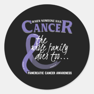 Whipple Warrior Pancreatic Cancer Awareness Gift 1 Classic Round Sticker