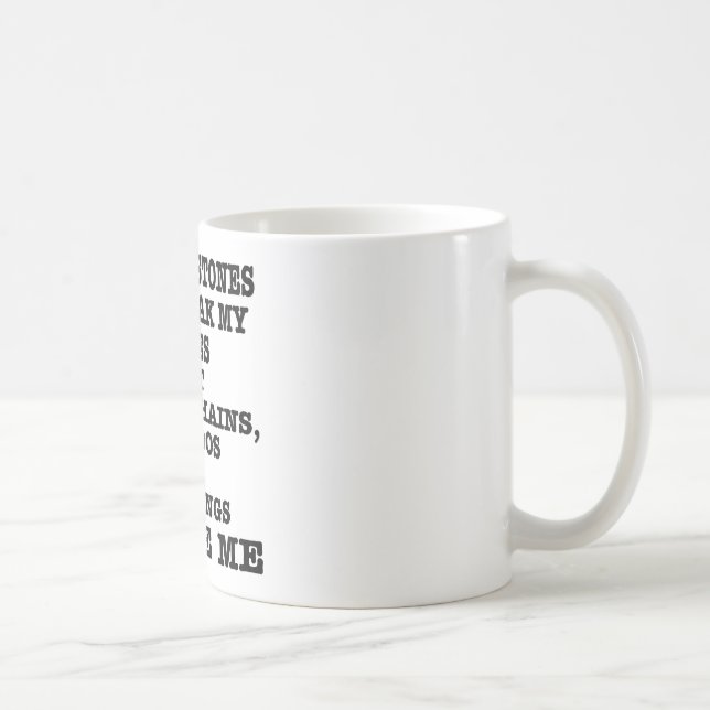 Whips Chains Tattoos & Piercings Excite Me Coffee Mug (Right)