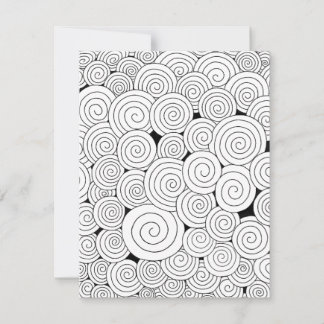 Whirl & Wonder – Colorable Flat Note Card