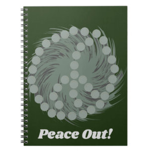 Whirled Peas Pattern Vegetable Love Design Notebook