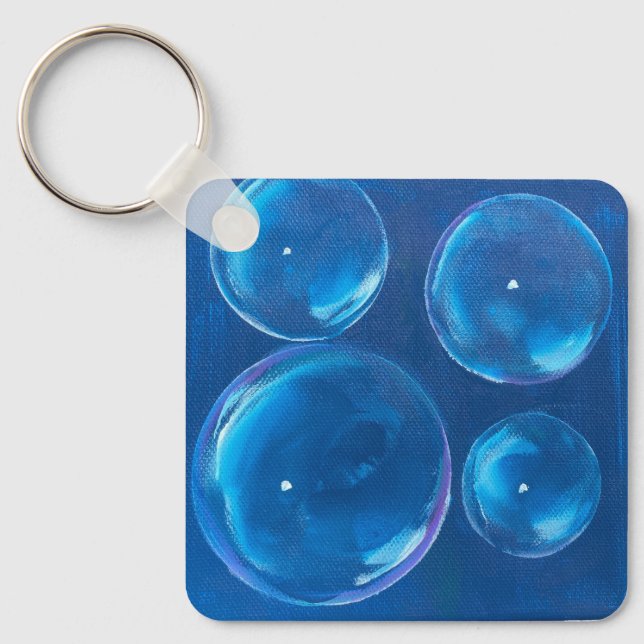Whirling Bubbles Key Ring (Front)