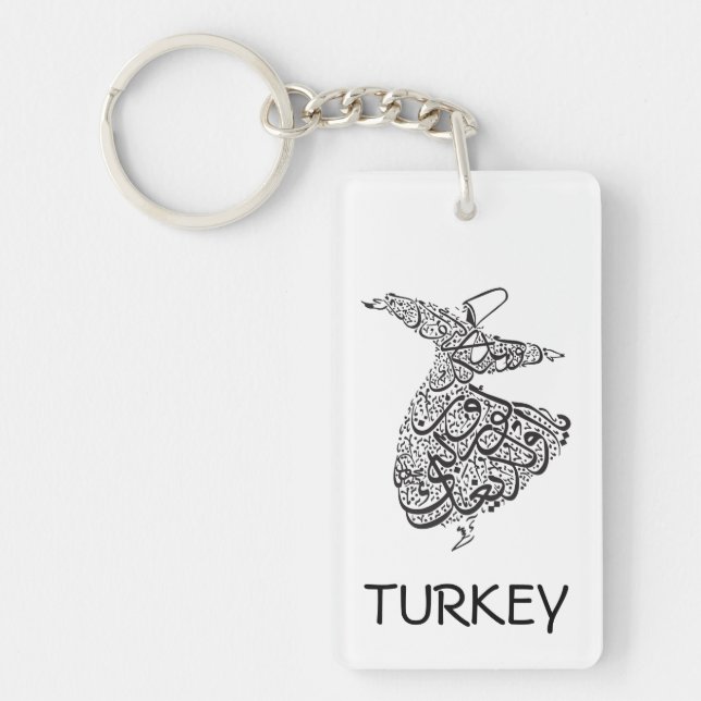 Whirling Dervish Key Ring (Front)