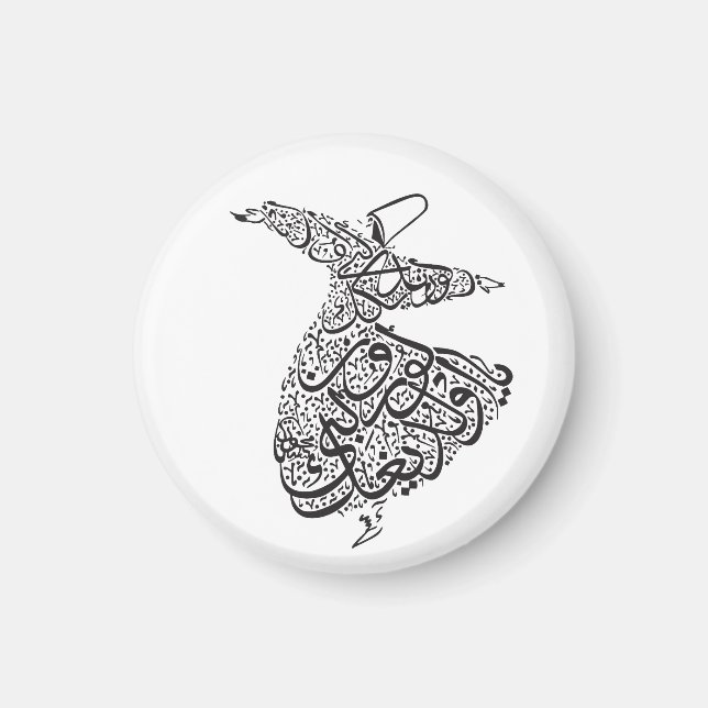 Whirling Dervish Magnet (Front)