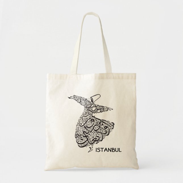 Whirling Dervish Tote Bag (Front)
