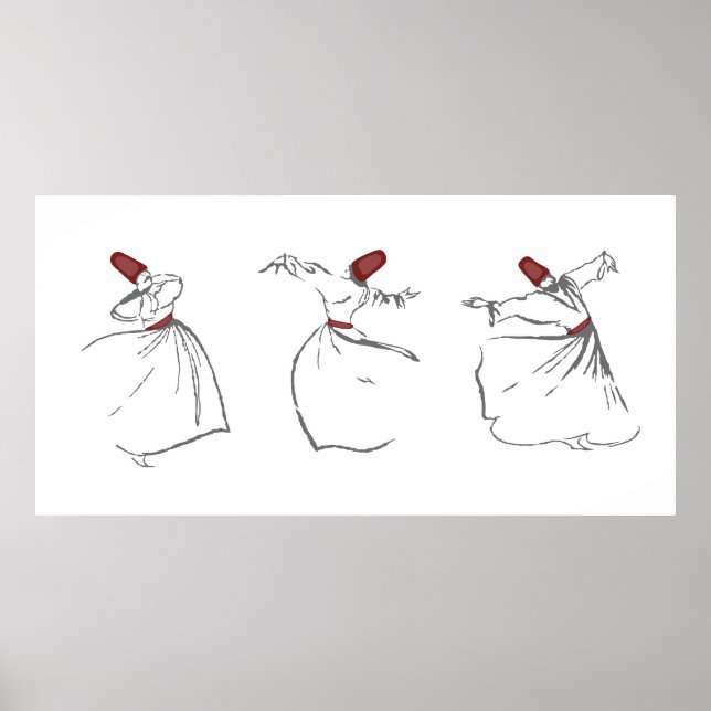 Whirling Dervishes Print (Front)