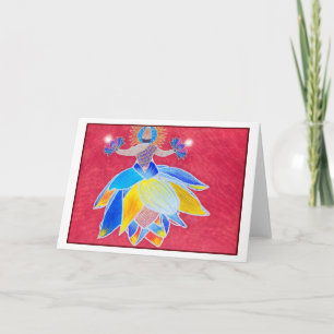 Whirling Lotus Card