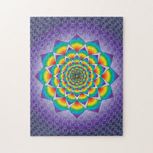 WHIRLING SQUARES JIGSAW PUZZLE