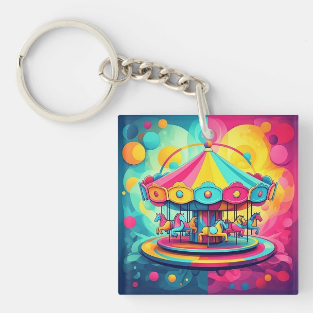" WHIRLING WONDER "  KEY RING (Front)