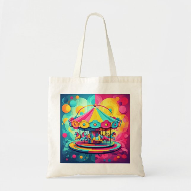 " WHIRLING WONDER "  TOTE BAG (Front)