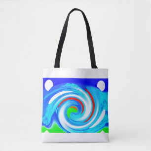 Whirlpool art fashion tote bag