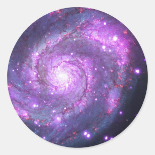 Whirlpool Galaxy Classic Round Sticker