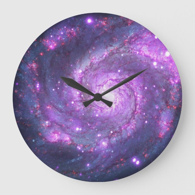 Whirlpool Galaxy Large Clock (Front)