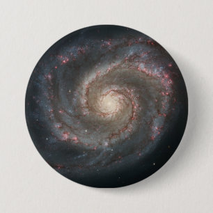Whirlpool Galaxy (Messier 51A) 7.5 Cm Round Badge