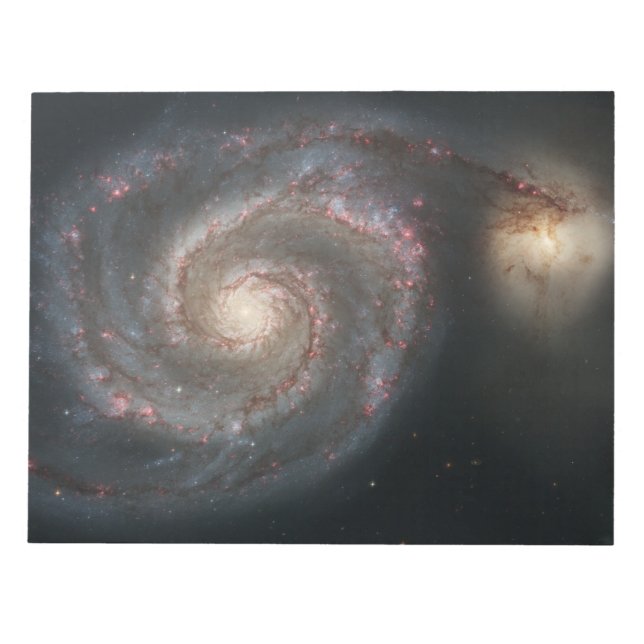 Whirlpool Galaxy (Messier 51A) Notepad (Front)