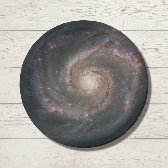 Whirlpool Galaxy Paper Plate (Creator Uploaded)