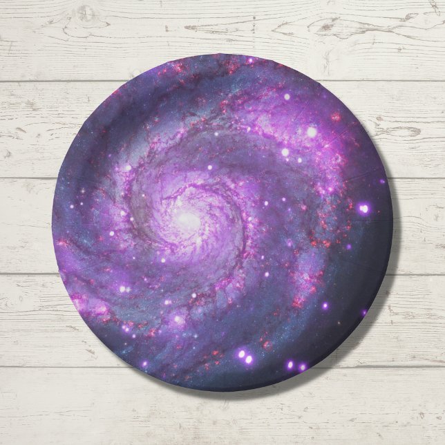 Whirlpool Galaxy Paper Plate (Creator Uploaded)
