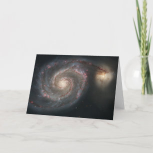 Whirlpool Galaxy (Space) (Universe) (Messier 51A) Card