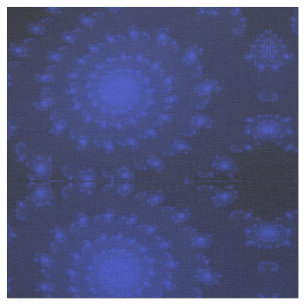 Whirlpool Ocean Depths Fractal patterned Fabric