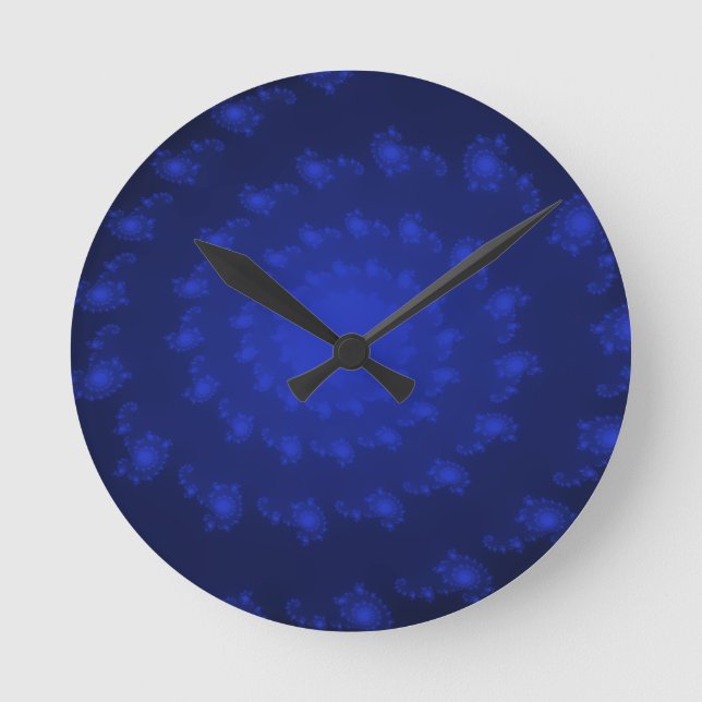 Whirlpool Ocean Depths Wall Clock (Front)