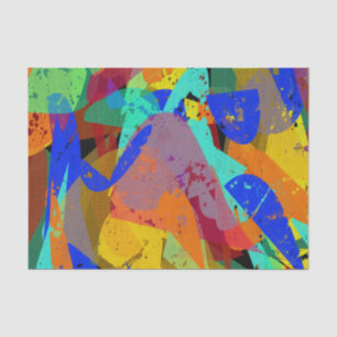 Whirlpool of Colour Tissue Paper