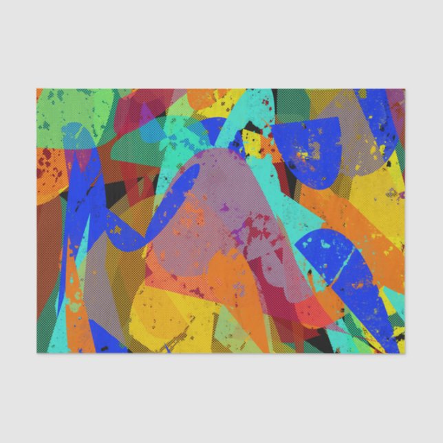 Whirlpool of Colour Tissue Paper (Front)