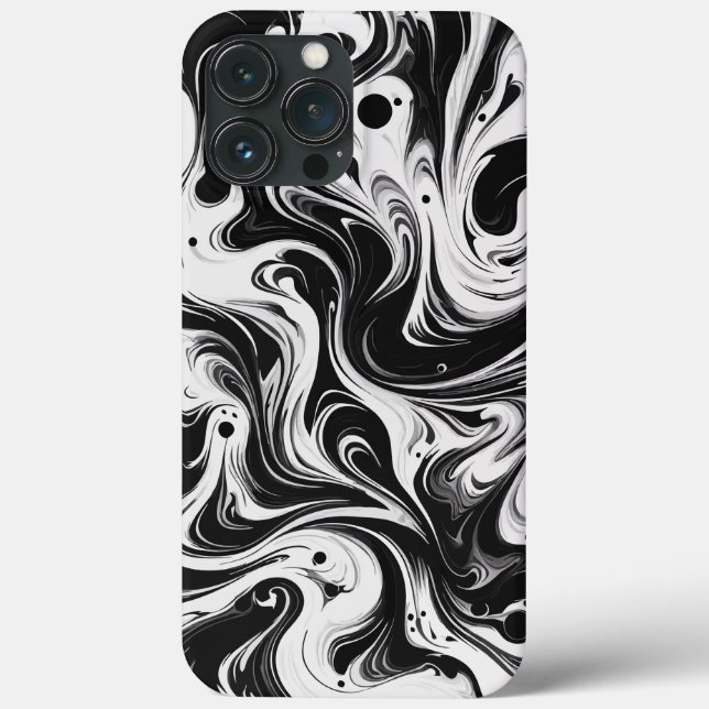 Whirlpool of Ink Pattern Case-Mate iPhone Case (Back)