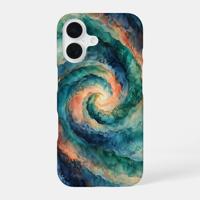 Whirlpool study iPhone 16 case (Back)