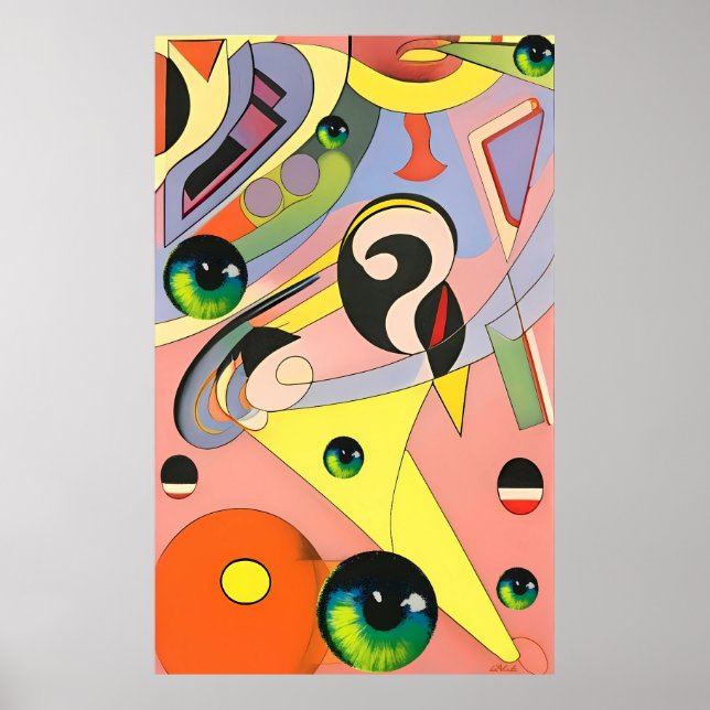 Whirlwind Ken Gauge Surrealism Poster (Front)