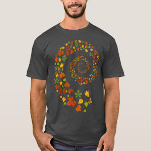 Whirlwind of Autumn Leaves TSpiral of Fall Colours T-Shirt