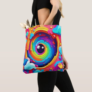 Whirlwind of Colourful Imagination Tote Bag