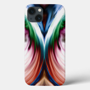 Whirlwind Rainbow Golden Snow Mirror iPhone 13 Case