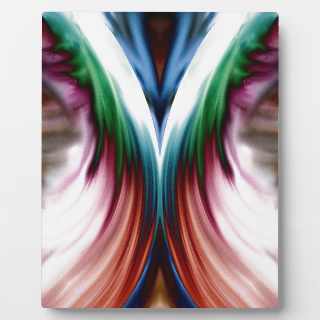 Whirlwind Rainbow Golden Snow Mirror Plaque (Front)