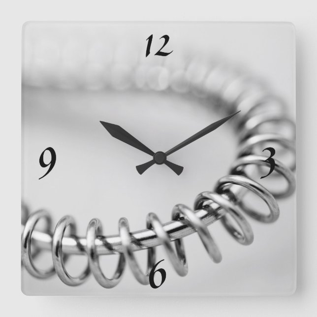 Whisk Acrylic kitchen wall clock (Front)