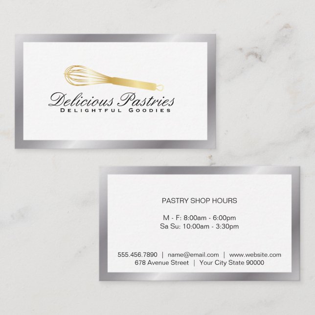 Whisk | Culinary Master Business Card (Front/Back)
