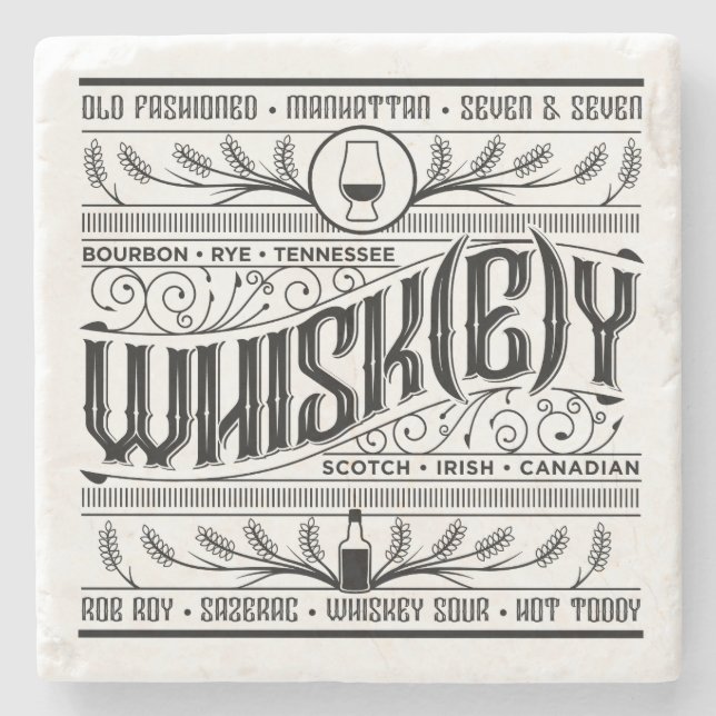 Whisk(e)y Coaster (Front)