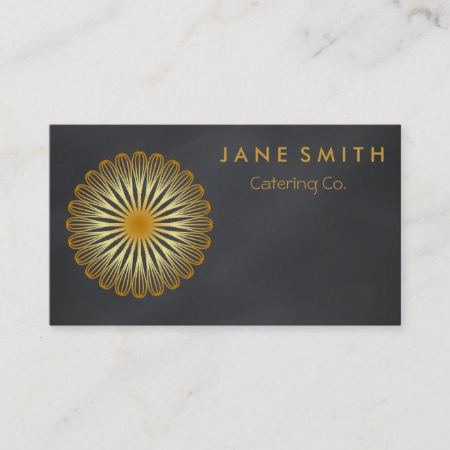 Whisk Flower Kitchen for Bakery, Catering Business Card (Front)