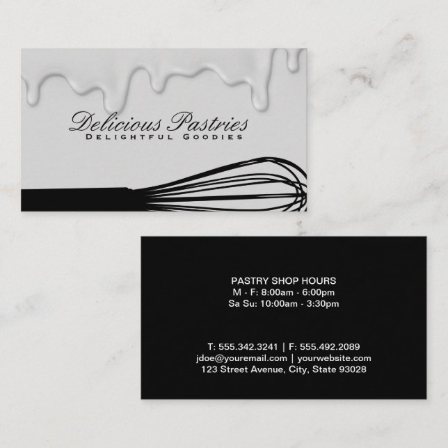 Whisk | Frosting Business Card (Front/Back)