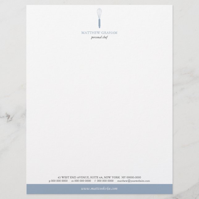 Whisk It Letterhead Template (Front)