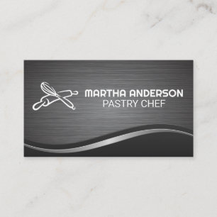 Whisk Rolling Pin Culinary Business Card