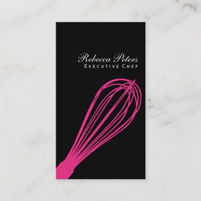 Whisk variation | Culinary Master Business Card (Front)