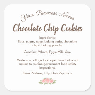Whisk & Warmth Chocolate Cookie Ingredients Label